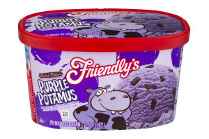 Friendly's Premium Ice Cream Purple Potamus