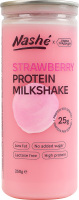 Шейк молочный 1% протеиновый безлактозный с подсластителями со вкусом клубники Nashe п/б 250г