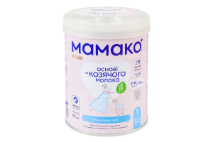 Суміш молочна суха для дітей 0-6міс на козячому молоці 1 Premium Мамако з/б 800г