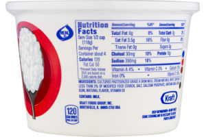 Kraft Simply 4% Milkfat Cottage Cheese Small Curd
