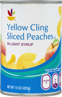 Ahold Yellow Cling Sliced Peaches In Light Syrup