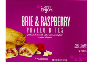 Simply Enjoy Phyllo Bites Brie & Raspberry - 12 CT