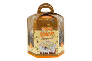 Кулич Праздничный с цукатами Рум'янець к/у 300г