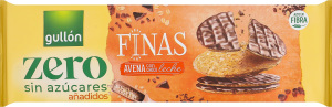 Печенье овсяное покрытое молочным шоколадом без сахара Finas Gullon м/у 150г