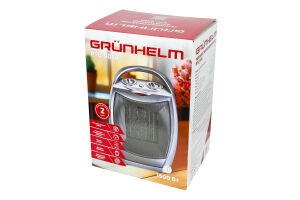 Тепловентилятор керамічний PTC905A 750/1500Вт Grunhelm