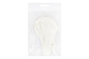 Набір кульок латексних білі 3шт 1111-5536 Весела витівка