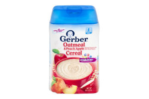Gerber Oatmeal & Peach Apple Cereal