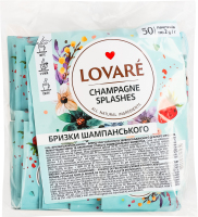 Бленд чая черного и зеленого байхового мелкого с ягодами, лепестками цветов Брызги шампанского Lovare м/у 50х2г