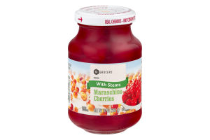 SE Grocers Maraschino Cherries With Stems