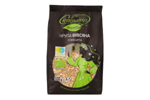Крупа вівсяна плющена органічна Сквирянка м/у 500г