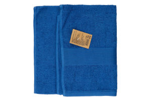 Рушник блакитний махровий 50*90см 400г/м2 GM Textile