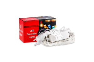 Електрогірлянда 100LED теплий білий 8режимів 10м