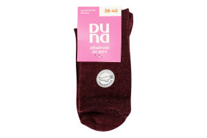 Шкарпетки жіночі Duna №3110 38-40 бордовий
