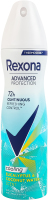 Антиперспирант аэрозоль со свежестью эвкалипта и кокосовой воды 72 часа Advanced protection Rexona 150мл