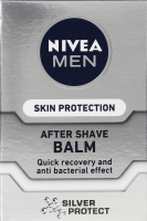 Бальзам после бритья с антибактериальным эффектом Серебряная защита Nivea Men 100мл