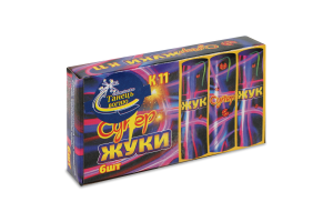 Виріб піротехнічний клас 2 №К11 СуперЖуки Наземна дзига Танець вогню 6шт