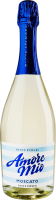 Вино ігристе Amore Mio Moscato 0,75л 6,5% сол/біл И197