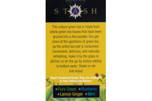 Stash Lemon Ginger Iced Green Tea Powder Sticks - 10 CT