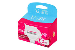 Касети для гоління змінні Солодка ягода Comfortglide Venus Gillette 3шт