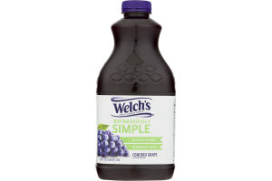 Welch's Refreshingly Simple Juice Beverage Concord Grape