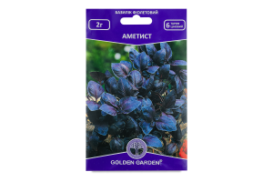 Насіння Golden Garden БазилікАметист фіолет гігант