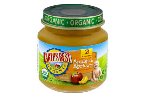 Earth's Best Organic Apples & Apricots Baby Food