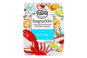 Сухарики пшеничные Лобстер Baguette Flint м/у 100г