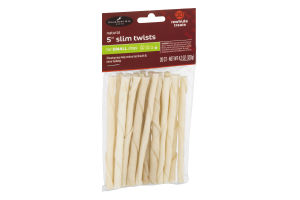 Champion Breed Natural 5" Slim Twists For Small Dogs - 20 CTRawhide Treats