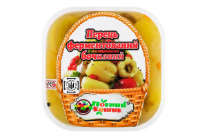 Перец ферментированный бочковой Повний Кошик ведро 1кг