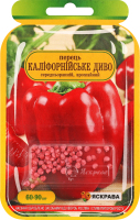 Насіння Перець Каліфорнійське диво червоний інкрустоване 60-90шт Яскрава