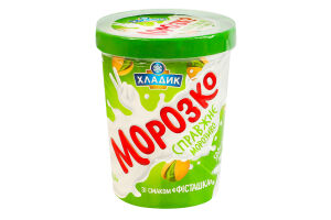 Мороженое 12% Фисташка Морозко Хладик ведро 500г