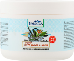 Маска д/волосся аюрведична Тулсі та хна Активне відновлення 300мл Триюга
