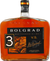 Бренди 0.7л 40% виноградный выдержанный 3 года VS Bolgrad бут