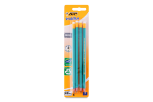 Карандаш графитовый пластиковый с ластиком HB Evolution BiC 4шт