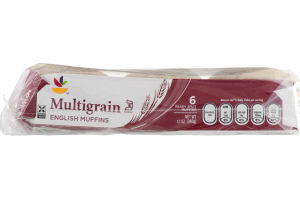 Ahold Multigrain English Muffins - 6 CT