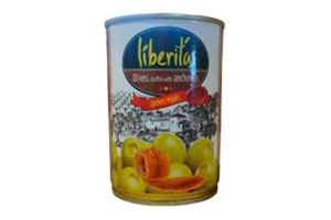 Оливки Manzanilla Liberitas Зелен Анчоус 280г