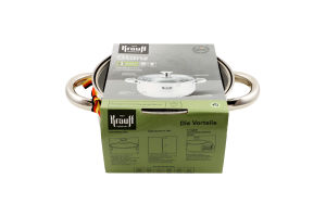 Каструля 1,7л з скляною кришкою 16см 26-238-123 Krauff