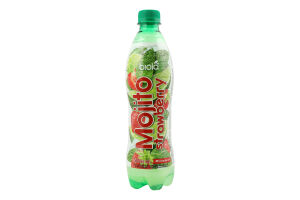 Напій безалкогольний Mojito strawberry соковмісний сильногазований 0,5л пет Biola