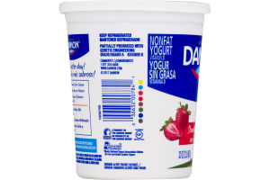 Dannon Strawberry Nonfat Yogurt