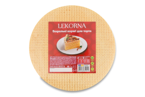 Коржі вафельні для торта Lekorna м/у 65г