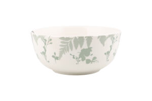 Салатник Capri 510мл біло-зелений порцеляна 13,8см Ardesтo