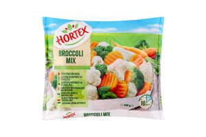 Суміш овочева швидкозаморожена з броколі Hortex м/у 400г