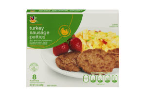 Ahold Turkey Sausage Patties - 8 CT