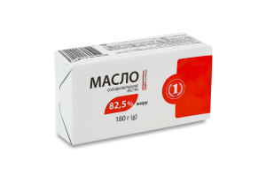 Масло 82.5% солодковершкове Екстра ТМ "1" м/у 180г