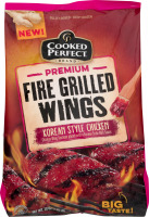 Cooked Perfect Fire Grilled Wings Korean Style Chicken