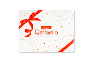 Конфеты хрустящие в кокосовой стружке с целым миндальным орехом Raffaello к/у 400г