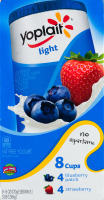 Yoplait Light Fat Free Yogurt Variety Pack - 8 CT