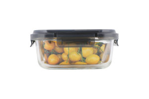 Контейнер для зберігання з кришкою 1.2л 175х175х65мм №29-298-024 Artglas Krauff 1шт