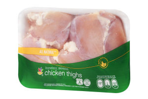 Ahold Chicken Thighs All Natural Boneless Skinless