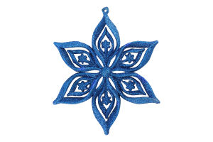 Подвеска Цветок Блеск пластик 13,5*11см 0704-3